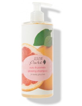 Szampon nawilżający – 100% Pure Yuzu & Pomelo Glossing Shampoo Big