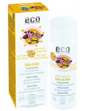 Krem na słońce faktor SPF 50+ dla dzieci i niemowląt - ECO Cosmetics