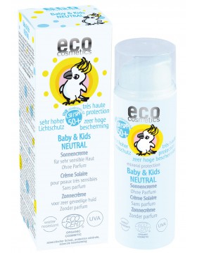 Krem na słońce faktor SPF 50+ dla dzieci i niemowląt NEUTRAL - ECO Cosmetics