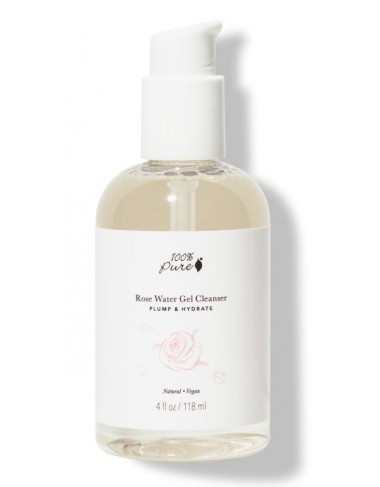 Żel do mycia twarzy z wodą różaną – 100% PURE Rose Water Gel Cleanser