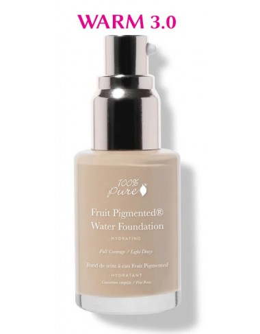 Podkład nawilżający Kolor - Warm 3.0 - 100% Pure Full Coverage Water Foundation