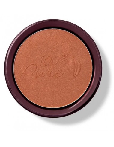 Bronzer z pigmentem kakaowym – 100% Pure Cocoa Pigmented Bronzer - Cocoa Glow