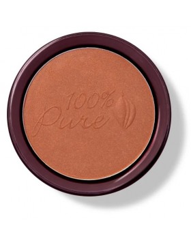 Bronzer z pigmentem kakaowym 100% Pure Cocoa Pigmented Bronzer Cocoa Glow