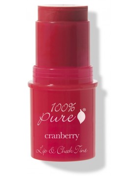 Kremowy róż na usta i policzki -100% Pure Lip & Cheek Tint: Cranberry Glow